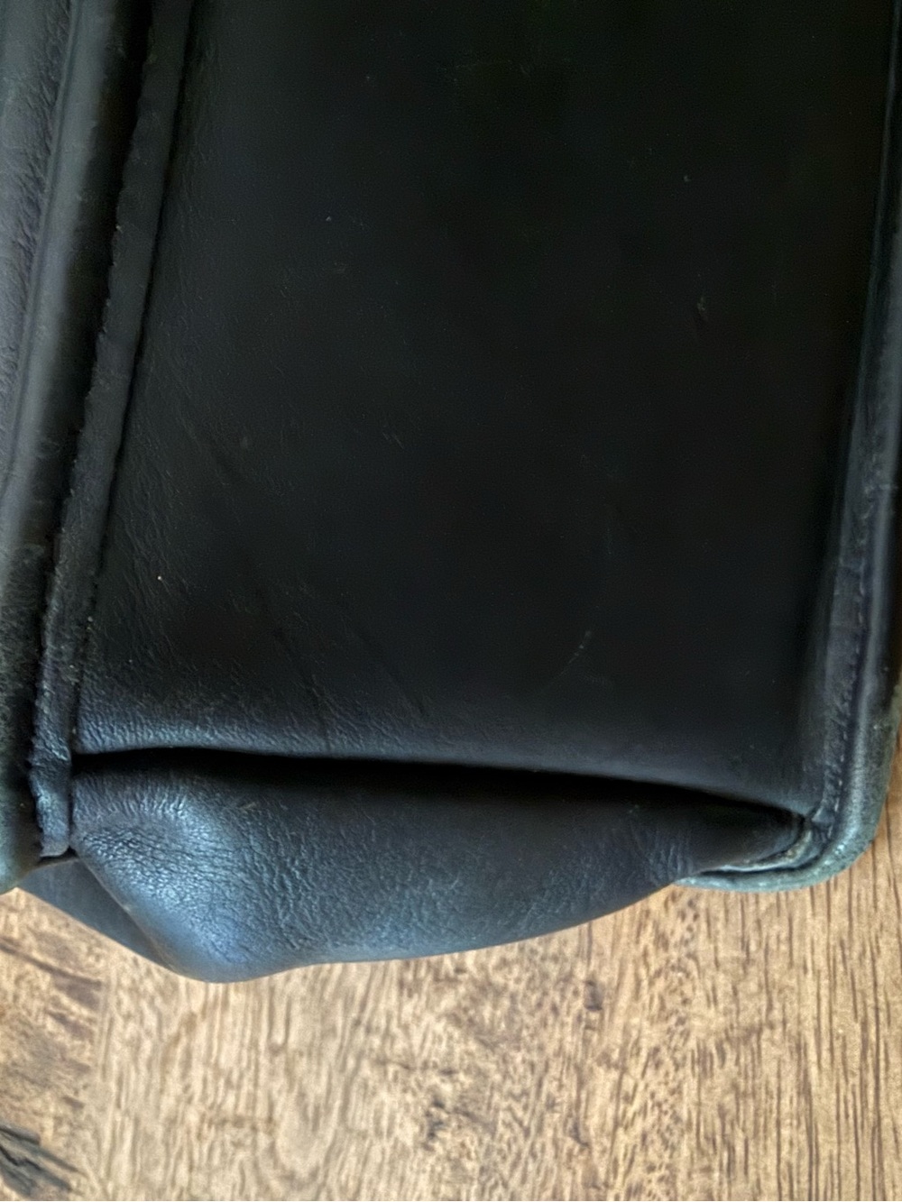 Vintage Coach Black Leather Top Handle Briefcase - Picture 12 of 13